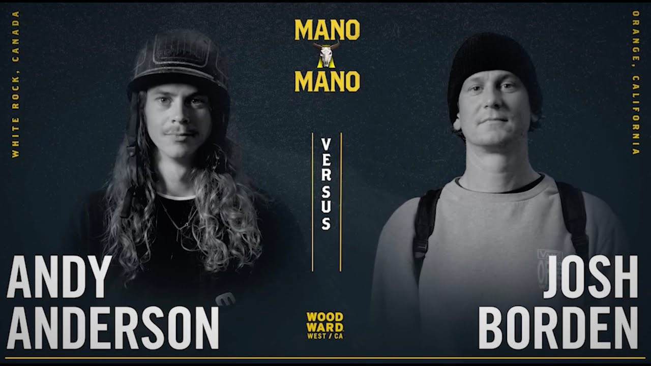 Andy Anderson takes on Josh Borden in the sixth game of Round 1, Mano A Mano 2022. <br />--<br /><br />Mano A Mano brings 24 of the world’s best transition skaters together for a single-elimination Game of S.K.A.T.E. tournament on the iconic Mini Ramp at Woodward West. <br /><br />New for 2022 is an 8-skater women’s division featuring top pros and up-and-coming talent, along with a handful of bonus challenges for cash prizes. <br /><br />--<br /><br />Go to Woodward: http://www.woodwardpa.com | http://www.woodwardwest.com | http://www.worldofwoodward.com<br /><br />Shop Woodward Apparel & Accessories: http://www.shopcampwoodward.com <br /><br />Subscribe: http://bit.ly/subscribe2woodward​ <br /><br />Facebook: http://facebook.com/woodwardcamp​ <br />Instagram: http://instagram.com/woodwardcamp​ <br />Twitter: http://twitter.com/woodwardcamp