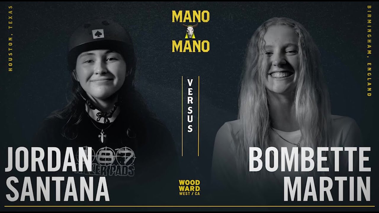 Jordan Santana and Bombette Martin kick things off in our Women's Division for Mano A Mano 2022 at Woodward West.<br /><br />--<br /><br />Mano A Mano brings 24 of the world’s best transition skaters together for a single-elimination Game of S.K.A.T.E. tournament on the iconic Mini Ramp at Woodward West. <br /><br />New for 2022 is an 8-skater women’s division featuring top pros and up-and-coming talent, along with a handful of bonus challenges for cash prizes. <br /><br />--<br /><br />Go to Woodward: http://www.woodwardpa.com | http://www.woodwardwest.com | http://www.worldofwoodward.com<br /><br />Shop Woodward Apparel & Accessories: http://www.shopcampwoodward.com <br /><br />Subscribe: http://bit.ly/subscribe2woodward​ <br /><br />Facebook: http://facebook.com/woodwardcamp​ <br />Instagram: http://instagram.com/woodwardcamp​ <br />Twitter: http://twitter.com/woodwardcamp