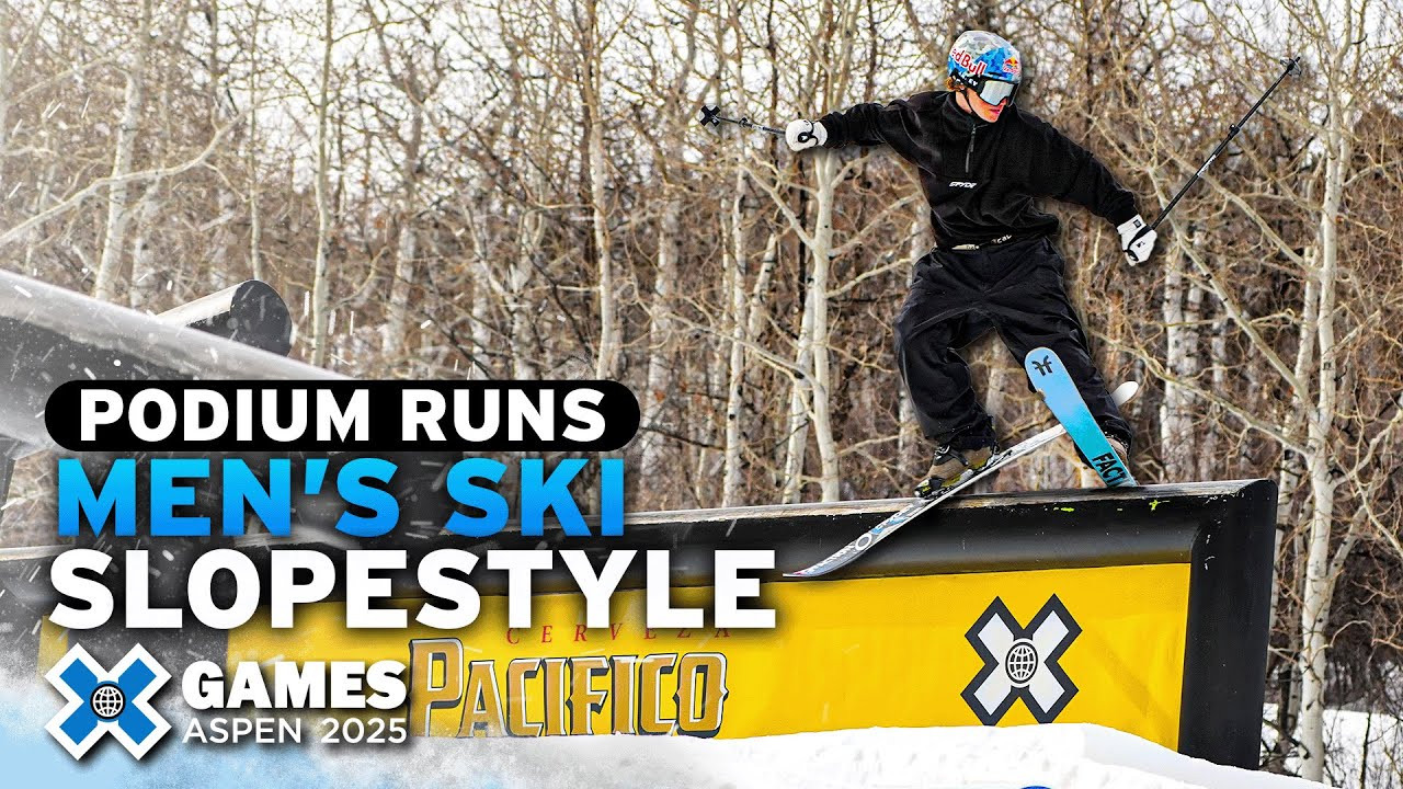 Watch the top podium runs from Men’s Ski Slopestyle at X Games Aspen 2025!<br /><br />How medal event is judged:<br />1 heat of 8 athletes participating in 3 runs each. Best run counts, with the best run ranked 1-8. Judges will rank competitors throughout the contest.<br /><br />#XGames #XGamesAspen #skiing #XGamesAspen2025<br /><br />____<br /><br />X Games — your destination for all things action sports, music, lifestyle and everything in between. <br /><br />Visit our official homepage at http://xgames.com for more coverage and highlights.<br /><br />SUBSCRIBE: https://www.youtube.com/XGames<br /><br />Check us on Social @XGames:<br />Instagram ► https://instagram.com/xgames<br />TikTok ► https://www.tiktok.com/@XGames<br />Twitter ► https://twitter.com/xgames<br />Facebook ► https://facebook.com/XGames<br />Twitch ► https://www.twitch.tv/xgames<br />Snapchat ► @xgames<br />Text Us! ► (772) 494-2637<br /><br />Thanks for watching #XGames!