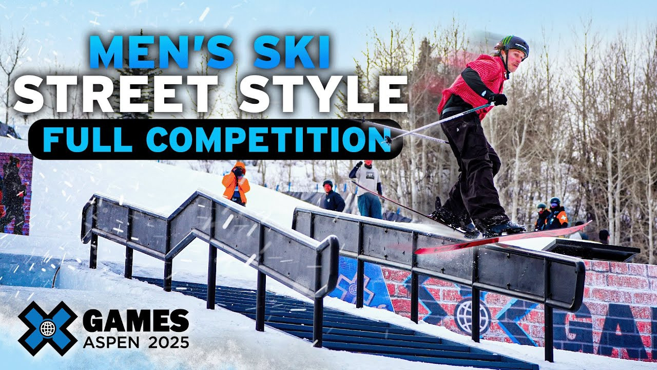 Watch the full Men’s Ski Street Style event from X Games Aspen 2025! <br /><br />How medal event is judged:<br />1 heat of 16 athletes competing with two :45 second runs each. Best run counts, scored 1-100. If an athlete falls during their run, the clock buzzer will sound and the run is over. Top 8 athletes from the elimination will advance to the final. Judges will score competitors throughout the contest.<br /><br />HOW TO WATCH<br />Join us for the ultimate celebration of action sports! For the full X Games Aspen 2025 schedule, click here: xgames.com/howtowatch <br /><br />#XGames #XGamesAspen #skiing #XGamesAspen2025<br /><br />___<br /><br />X Games — your destination for all things action sports, music, lifestyle and everything in between. <br /><br />Visit our official homepage at http://xgames.com for more coverage and highlights.<br /><br />SUBSCRIBE: https://www.youtube.com/XGames<br /><br />Check us on Social @XGames:<br />Instagram ► https://instagram.com/xgames<br />TikTok ► https://www.tiktok.com/@XGames<br />Twitter ► https://twitter.com/xgames<br />Facebook ► https://facebook.com/XGames<br />Twitch ► https://www.twitch.tv/xgames<br />Snapchat ► @xgames<br />Text Us! ► (772) 494-2637<br /><br />Thanks for watching #XGames!