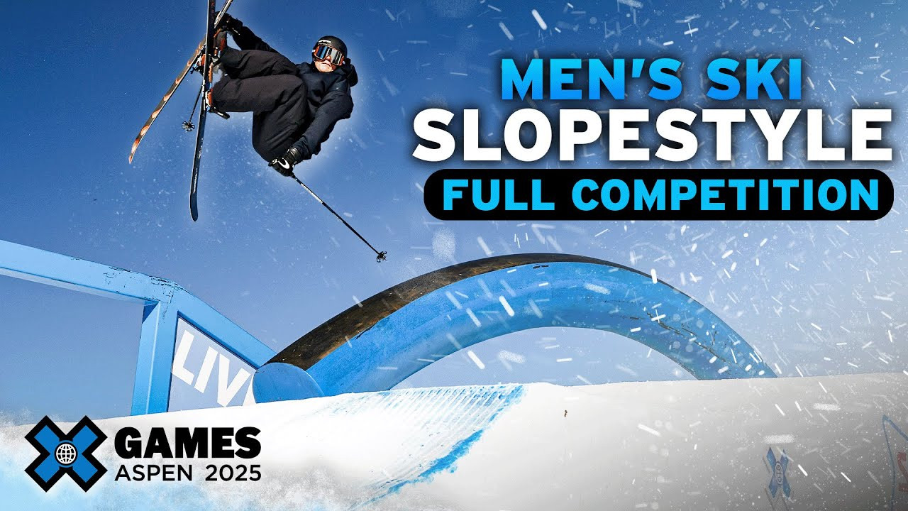 Watch the full Men’s Ski Slopestyle event from X Games Aspen 2025! <br /><br />How medal event is judged:<br />1 heat of 16 athletes competing with two :45 second runs each. Best run counts, scored 1-100. If an athlete falls during their run, the clock buzzer will sound and the run is over. Top 8 athletes from the elimination will advance to the final. Judges will score competitors throughout the contest.<br /><br />HOW TO WATCH<br />Join us for the ultimate celebration of action sports! For the full X Games Aspen 2025 schedule, click here: xgames.com/howtowatch <br /><br />#XGames #XGamesAspen #skiing #XGamesAspen2025<br /><br />____<br /><br />X Games — your destination for all things action sports, music, lifestyle and everything in between. <br /><br />Visit our official homepage at http://xgames.com for more coverage and highlights.<br /><br />SUBSCRIBE: https://www.youtube.com/XGames<br /><br />Check us on Social @XGames:<br />Instagram ► https://instagram.com/xgames<br />TikTok ► https://www.tiktok.com/@XGames<br />Twitter ► https://twitter.com/xgames<br />Facebook ► https://facebook.com/XGames<br />Twitch ► https://www.twitch.tv/xgames<br />Snapchat ► @xgames<br />Text Us! ► (772) 494-2637<br /><br />Thanks for watching #XGames!