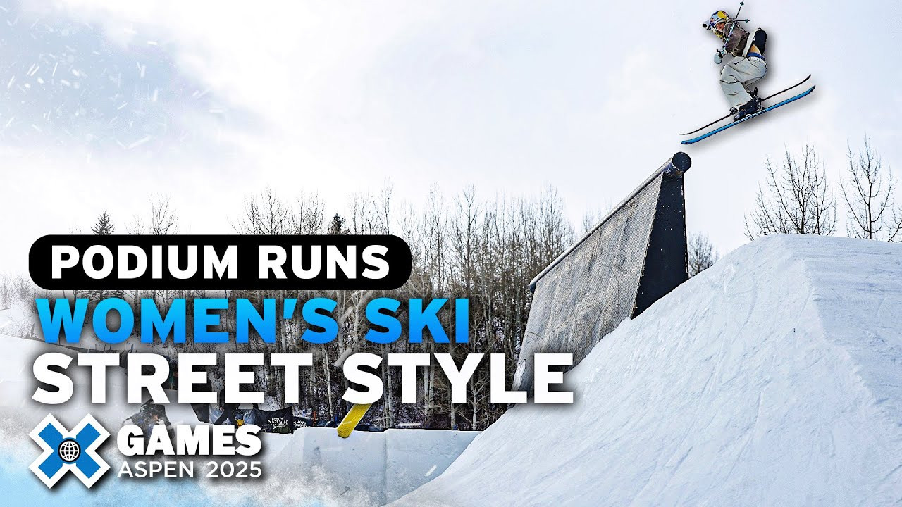 Watch the top podium runs from Women’s Ski Street Style at X Games Aspen 2025!<br /><br />How medal event is judged:<br />1 heat of 8 athletes participating in 3 runs each. Best run counts, with the best run ranked 1-8. Judges will rank competitors throughout the contest.<br /><br />#XGames #XGamesAspen #skiing #XGamesAspen2025<br /><br />____<br /><br />X Games — your destination for all things action sports, music, lifestyle and everything in between. <br /><br />Visit our official homepage at http://xgames.com for more coverage and highlights.<br /><br />SUBSCRIBE: https://www.youtube.com/XGames<br /><br />Check us on Social @XGames:<br />Instagram ► https://instagram.com/xgames<br />TikTok ► https://www.tiktok.com/@XGames<br />Twitter ► https://twitter.com/xgames<br />Facebook ► https://facebook.com/XGames<br />Twitch ► https://www.twitch.tv/xgames<br />Snapchat ► @xgames<br />Text Us! ► (772) 494-2637<br /><br />Thanks for watching #XGames!