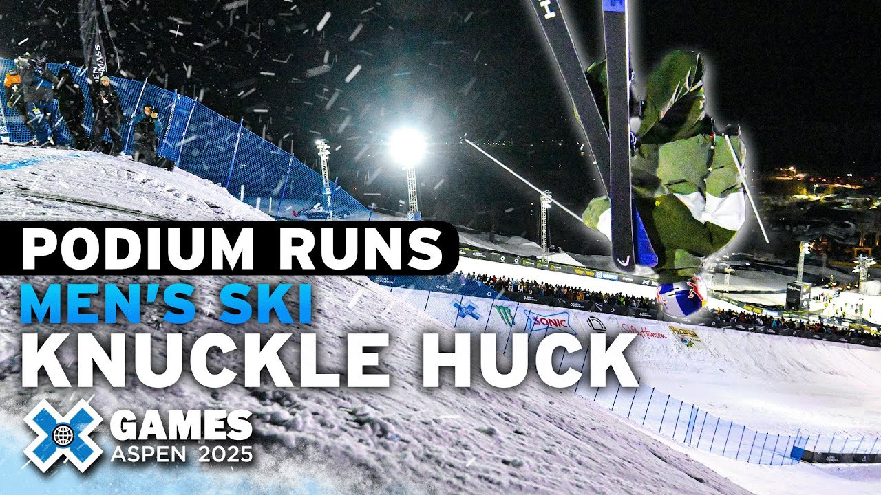 Watch the top podium runs from Men’s Ski Knuckle Huck at X Games Aspen 2025!<br /><br />The Knuckle Huck discipline uses the same course as the Big Air jump, however instead of hitting the jump, athletes utilize the rollover or “knuckle” to throw their most stylish tricks. The men’s and women’s final will be a 20-minute jam session where athletes take as many runs as possible and will be ranked based on overall impression.<br /><br />Knuckle Huck is judged on execution and difficulty of maneuvers, variety, progression of attempt, originality and style.<br /><br />Rules at a Glance:<br />1 heat of 8 athletes<br />20 minute Jam Session<br />As many runs as time permits<br />Score based on overall impression<br /><br /><br />#XGames #XGamesAspen #skiing #XGamesAspen2025<br /><br />____<br /><br />X Games — your destination for all things action sports, music, lifestyle and everything in between. <br /><br />Visit our official homepage at http://xgames.com for more coverage and highlights.<br /><br />SUBSCRIBE: https://www.youtube.com/XGames<br /><br />Check us on Social @XGames:<br />Instagram ► https://instagram.com/xgames<br />TikTok ► https://www.tiktok.com/@XGames<br />Twitter ► https://twitter.com/xgames<br />Facebook ► https://facebook.com/XGames<br />Twitch ► https://www.twitch.tv/xgames<br />Snapchat ► @xgames<br />Text Us! ► (772) 494-2637<br /><br />Thanks for watching #XGames!