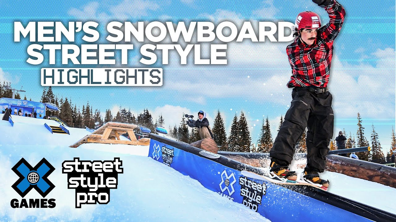 Here are the top moments of Men's Snowboard highlights from the X Games Street Style Pro in Copper, CO.<br /><br />Made for today’s audiences, the world’s best snowboard street style riders will converge at the Copper Street Course, filled with custom urban features that mimic obstacles from street riding. The contest will be a jam format, where riders will be firing down the course one after another, with the best run being determined by a council of some of the top riders and broadcasters in the action sports space. The winner of the X Games Street Style Pro will receive an invite to compete at X Games Aspen 2025!<br /><br />____<br /><br />X Games — your destination for all things action sports, music, lifestyle and everything in between. <br /><br />Visit our official homepage at http://xgames.com for more coverage and highlights.<br /><br />SUBSCRIBE: https://www.youtube.com/XGames<br /><br />Check us on Social @XGames:<br />Instagram ► https://instagram.com/xgames<br />TikTok ► https://www.tiktok.com/@XGames<br />Twitter ► https://twitter.com/xgames<br />Facebook ► https://facebook.com/XGames<br />Twitch ► https://www.twitch.tv/xgames<br />Snapchat ► @xgames<br />Text Us! ► (772) 494-2637<br /><br />Thanks for watching #XGames!