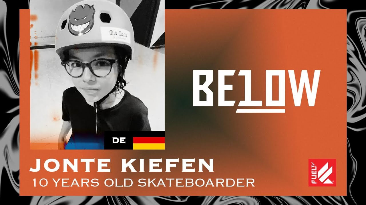 🩸GET READY, NEW BLOOD IS TAKING OVER! THE KIDS ARE ON COMMAND FROM NOW ON!🩸<br />BELOW 10 brings the young talents under 10 year old, from all around the world to you!<br /><br />In this new episode meet Jonte Kiefen is a 10-year-old German skateboarder and is on BELOW 10!<br />Jonte’s idol is the legend of Skateboarding Tony Hawk. However, who inspires him the most at the moment is Zion Wright!<br /><br />If you could choose a skater to give you a pair of trucks, who’d it be?<br /><br />Every Tuesday and Saturday a new episode premieres on our Youtube channel.<br /><br />STAY TUNED!📺<br /><br />Know where we are https://fuel.tv/find-us/<br /><br />#fueltv #actionsports #below10 #youngbloods