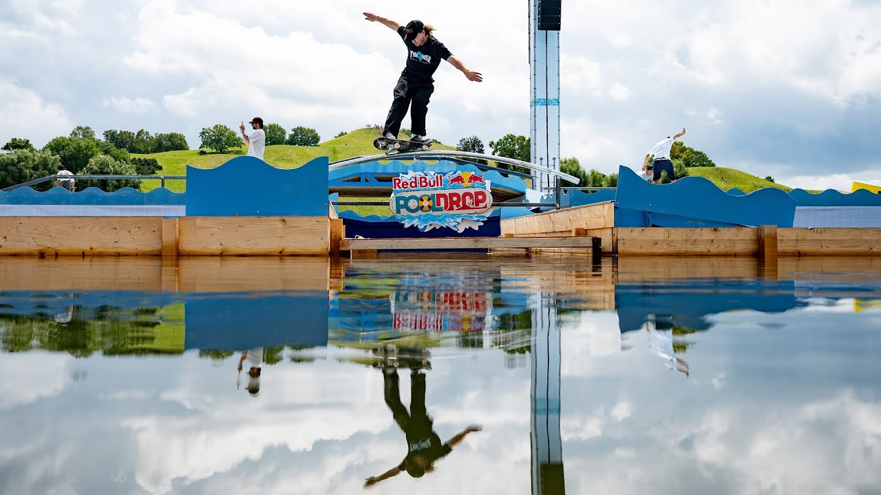 Watch the Replay from Munich Mash as Red Bull Pool Drop brings together a who’s-who of international skateboard superstardom for a contest the likes of which you have never seen before!<br /><br />Set on a floating skatepark in the middle of Munich’s rolling Olympiapark, you can join the huge crowds on the hillsides witnessing some of the biggest names in the game going head to head in the glorious German sunshine as Red Bull bring you an all-new twist on the skate contest format!<br /><br />Watch Ishod Wair, Madars Apse, TJ Rogers, Kairi Netsuke, Leticia Bufoni, Roos Zwetsloot, Dashawn Jordan, Leo Romero and friends rip this brand-new format, lock down your aerials!<br /><br />Women’s Heat 1: <br /><br />00:00 - 06:08 Intro / Course Preview<br /><br />06:08 - 07:00 Christiana Means<br /><br />08:47 - 09:34 Lore Bruggeman<br /><br />10:45 - 11:44 Zuza Bone<br /><br />12:29 - 13:47 Roos Zwetsloot<br /><br />15:46 - 16:29 Leticia Bufoni<br /><br />18:11 - 19:02 Miyu Ito - winning run<br /><br />Women’s Heat 2:<br /><br />21:29 - 22:25 Christiana Means<br /><br />23:30 -24:19 Lore Bruggeman<br /><br />25:18 - 26:09 Zuza Bone<br /><br />28:39 - 29:35 Roos Zwetsloot<br /><br />31:02 - 31:48 Leticia Bufoni<br /><br />33:30 - 34:18 Miyu Ito<br /><br />Women’s Heat 3:<br /><br />38:15 - 39:13 Christiana Means<br /><br />40:37 - 41:26 Zuza Bone<br /><br />42:30 - 43:16 Leticia Bufoni<br /><br />45:00 - 45:50 Lore Bruggeman<br /><br />47:10 - 48:00 Roos Zwetsloot<br /><br />49:49 - 50:37 Miyu Ito<br /><br />Men's Heat 1<br /><br />1:00:10 - 1:01:03 TJ Rogers<br /><br />1:02:20 - 1:03:24 Alex Midler<br /><br />1:04:32 - 1:05:34 Jost Arens<br /><br />1:08:09 - 1:08:56 Rob Pace<br /><br />1:10:25 - 1:11:16 Jake Ilardi<br /><br />1:12:45 - 1:13:49 Kairi Netsuke - winning run<br /><br />1:15:06 - 1:16:03 Dashawn Jordan<br /><br />1:17:47 - 1:18:39 Angelo Caro<br /><br />Men’s Heat 2<br /><br />1:21:41 - 1:22-32 TJ Rogers<br /><br />1:23:49 - 1:24:34 Alex Midler<br /><br />1:25:35 - 1:26:32 Jost Arens<br /><br />1:27:35 - 1:28:23 Rob Pace<br /><br />1:29:42 - 1:30:32 Jake Ilardi<br /><br />1:31:38 - 1:32:11 Kairi Netsuke<br /><br />1:34:00 - 1:34:49 Dashawn Jordan<br /><br />1:35:57 - 1:36:44 Angelo Caro<br /><br />Men’s Heat 3<br /><br />1:40:04 - 1:40:53 Jost Arens<br /><br />1:42:15 - 1:43:04 Rob Pace<br /><br />1:44:41 - 1:45:30 Jake Ilardi<br /><br />1:46:40 - 1:47:31 Alex Midler<br /><br />1:49:46 - 1:50:34 TJ Rogers<br /><br />1:52:11 - 1:53:04 Dashawn Jordan<br /><br />1:54:46 - 1:55:35 Angelo Caro<br /><br />1:56:54 - 1:57:35 Kairi Netsuke<br /><br />#skateboarding #munich #germany <br />______________________________________________<br /><br />Subscribe to the Red Bull Skateboarding on YouTube: https://www.youtube.com/@UCf9ZbGG906ADVVtNMgctVrA <br /><br />Red Bull Skateboarding on Facebook: https://www.facebook.com/RedBullSkateboarding/<br /><br />Red Bull Skateboarding on Instagram: https://www.instagram.com/redbullskate/<br /><br />Red Bull Skateboarding on Tik Tok: https://www.tiktok.com/@redbullskateboarding<br /><br />Get the FREE Red Bull TV apps for all your devices: https://go.onelink.me/351027264/35a30660