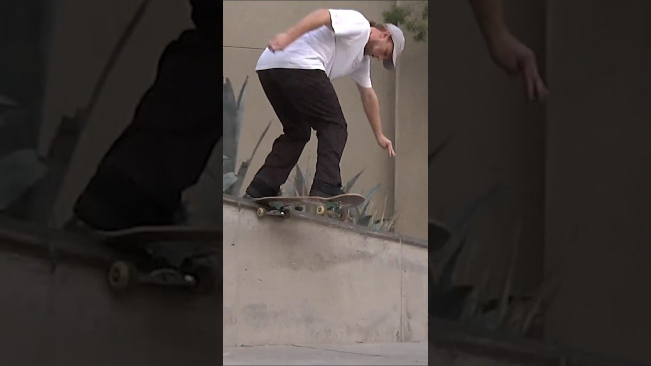 The battle is real when you're trying a really hard trick - Jamie Foy Frontside Noseslide Wallride from his Baker Has A Deathwish 2 part! #skateboarding