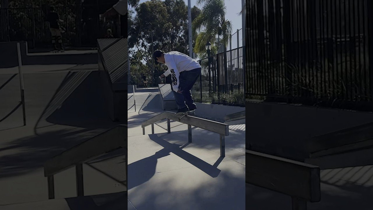 Alex Sorgente effortlessly rampaging around Park De La Cruz in San Diego!