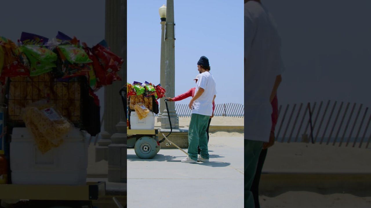 Torey Pudwill hits some iconic #VeniceBeach skate spots ahead of #RedBullOrigin this weekend. ☀️🌴 #shorts