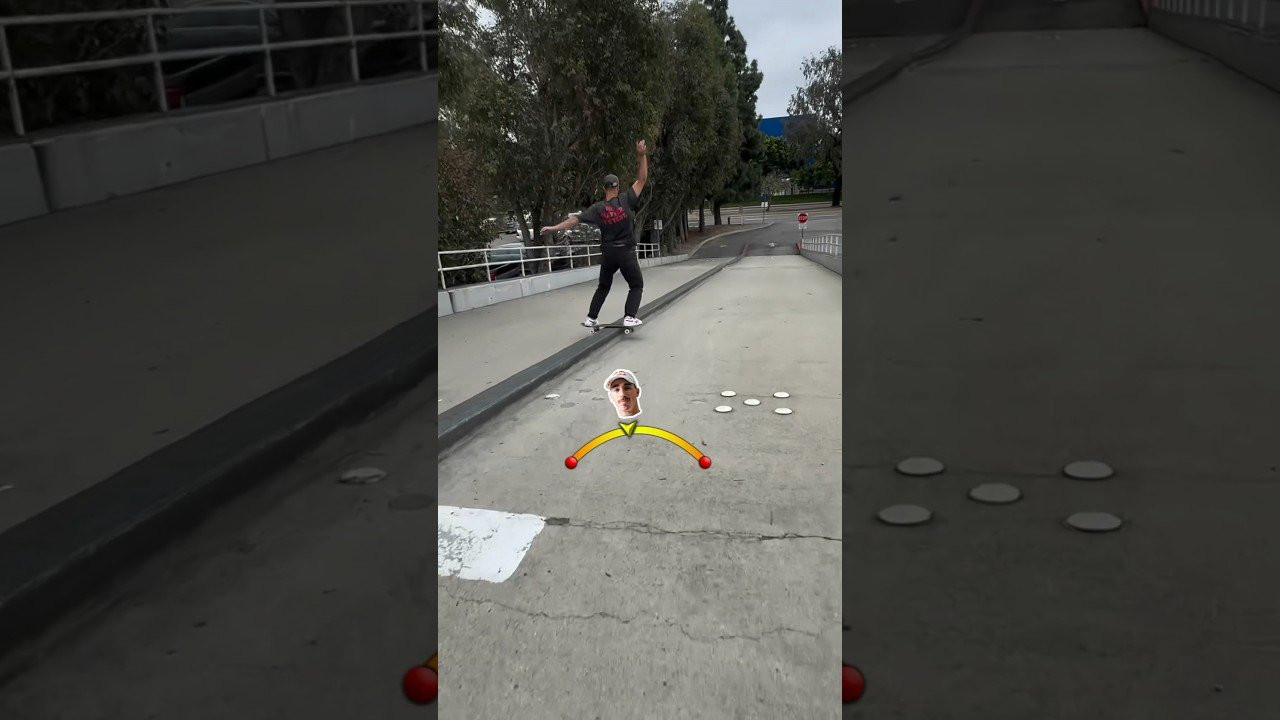 Danny Leon racks up the combo points on a Kickflip Nose Manny Lipslide in California!