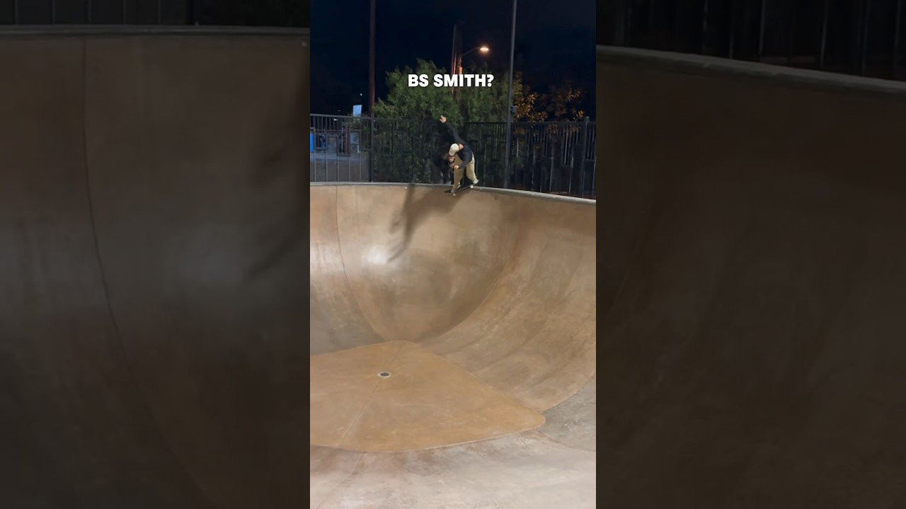 Danny Leon shows us how to Smith grind the deep end both ways in California! #skatebv