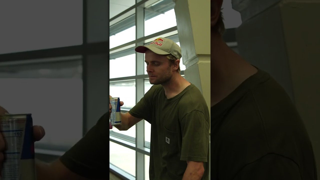 This rock to fakie by Madars Apse is no joke. 😤 #RedBullTerminalTakeover #shorts