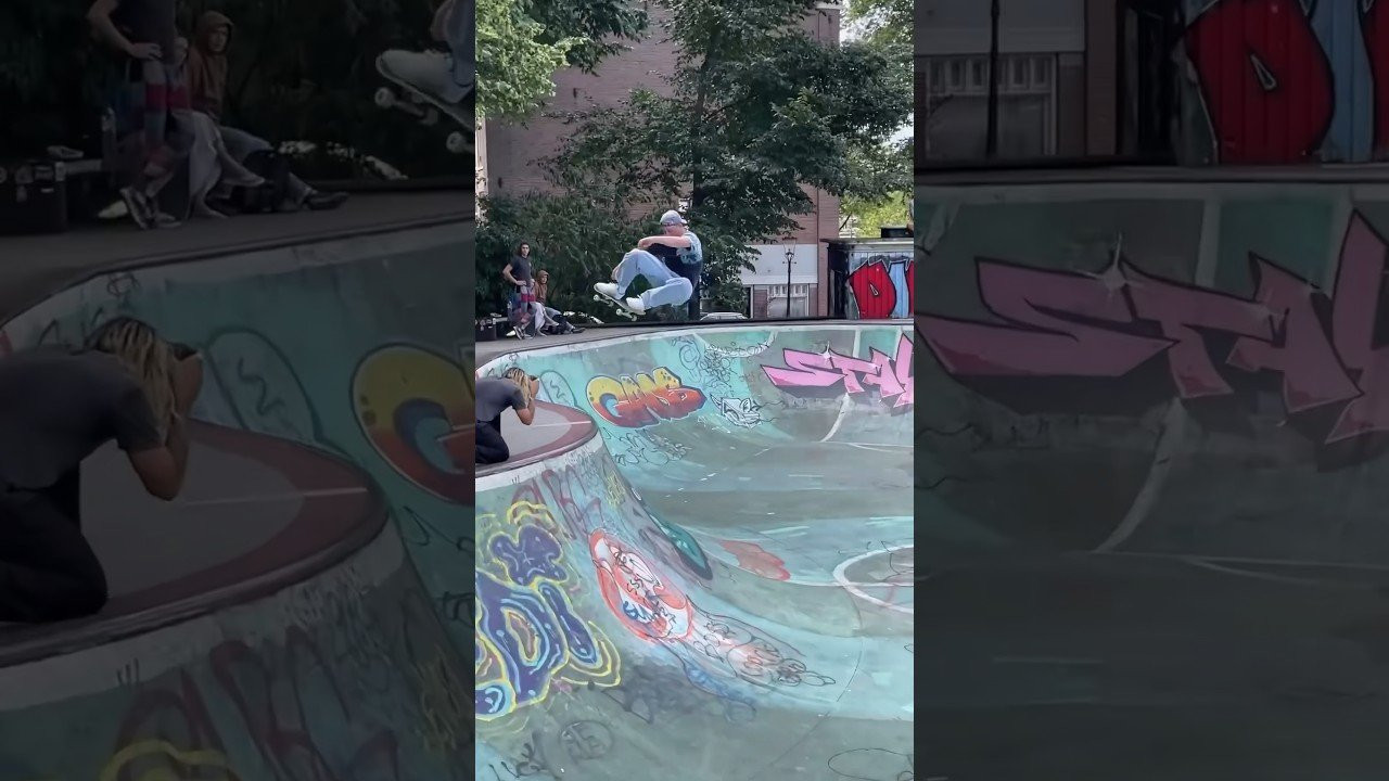 Jake Wooten Airlines touches down in Amsterdam to session the Marnixbowl! #skateboarding