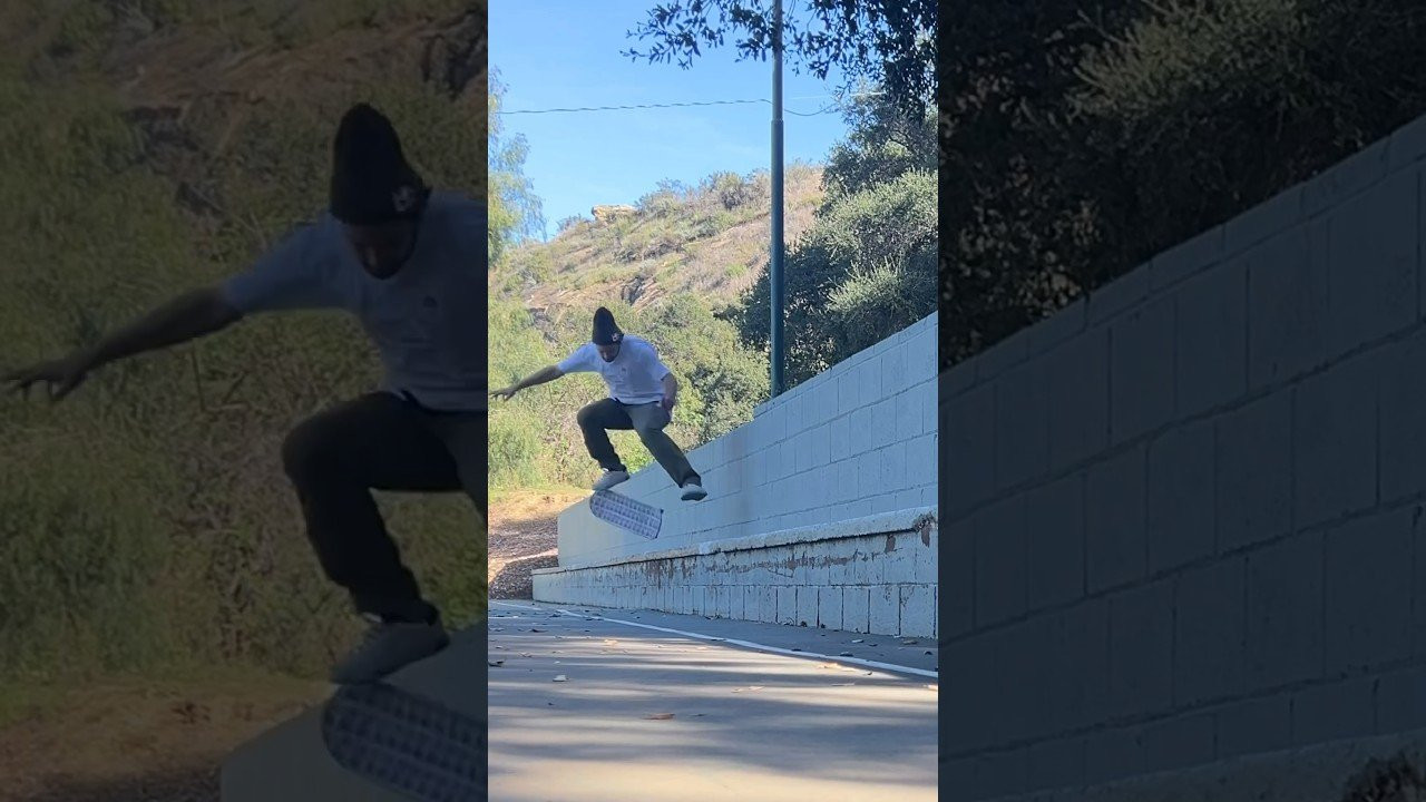 Perfect Kickflip Crook by Torey Pudwill at a local spot! #skateboarding