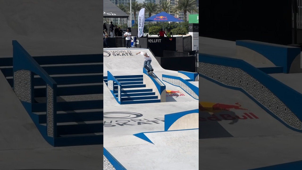 🇦🇪 World Skate Dubai Women's Qualifier highlights from today! Top 27 advance to tomorrow's Quarterfinal. Check our IG Stories for more coverage over the next few days and watch the Finals LIVE this Sunday on Red Bull TV! #skateboarding