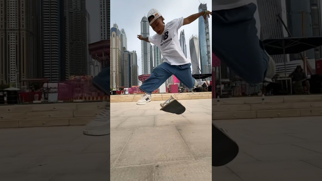 🔐 First Fakie Tre!<br />Any trick you can do you can usually do it Fakie. 🇵🇭 Margie Didal unlocking Fakie 360 Flips!<br />#360flip