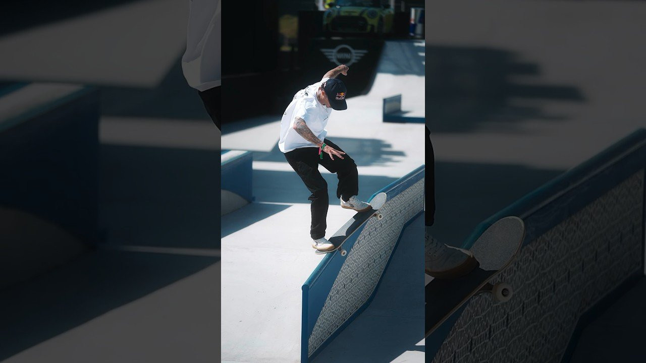 🫡 Gustavo Ribeiro is one of the pre-seeded skaters that didnt have to skate the Qualifiers and advances straight to Friday's Quarterfinal. Stay tuned to our IG Stories for coverage from Quarterfinals & Semi-Finals and watch the Finals LIVE this Sunday on Red Bull TV. <br /> #skatelife