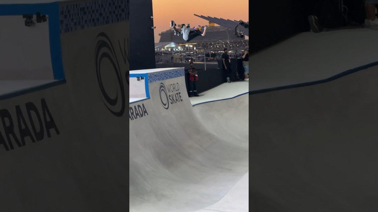⚡️ World Skate Dubai Men's Park Quarterfinal Highlights! Check our IG stories for more coverage and watch the Finals live this Sunday on Red Bull TV! #skatelife