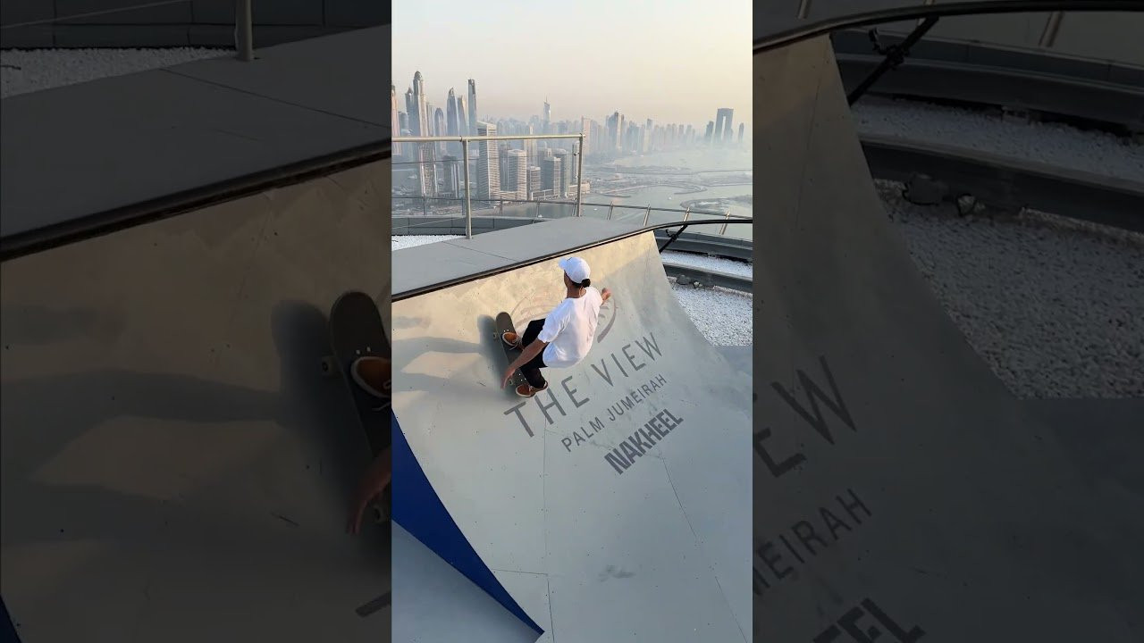 Walking on the edge 〰️<br /><br />#skateboard #skate #skyline #redbull #givesyouwiiings