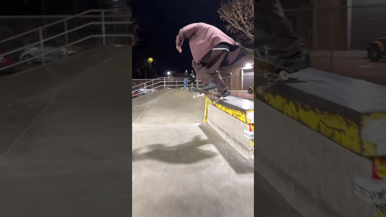Felipe Gustavo, nocturnal work in three acts. Chevy Chase Skatepark, LA. #skateboarding