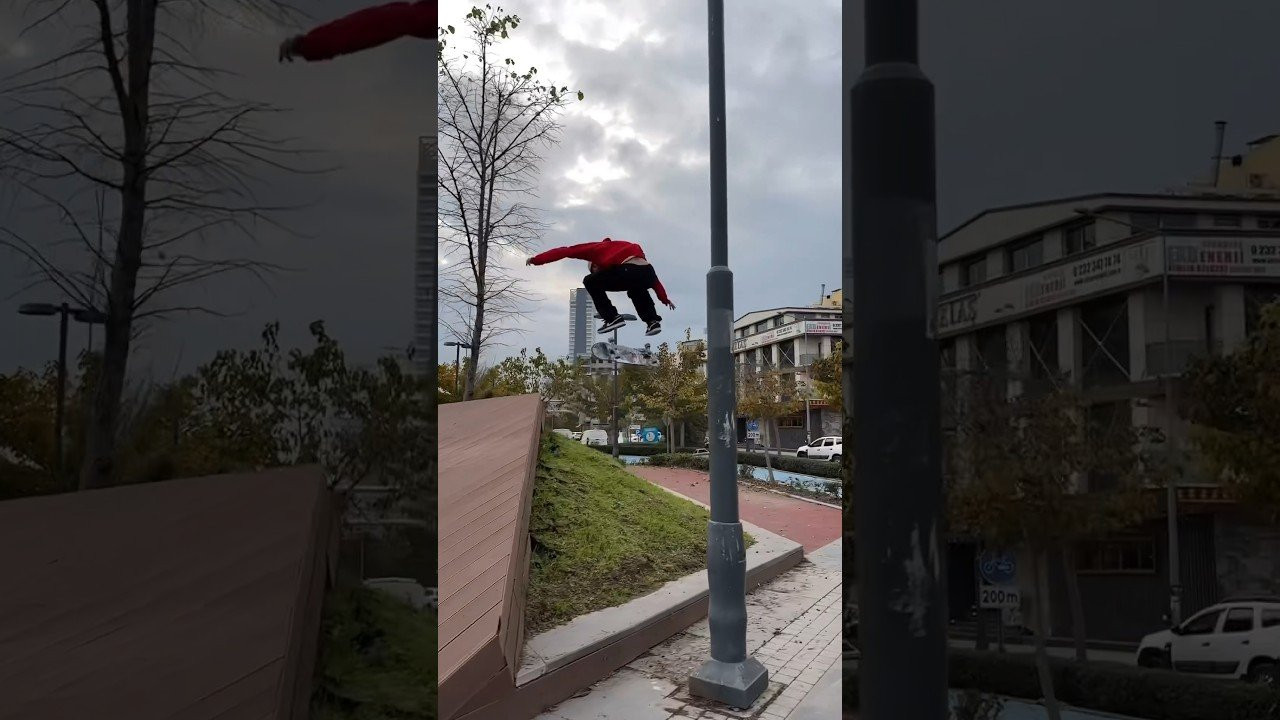 Berke Dikişcioğlu making good use of Izmir's city plazas in Turkey! #skateboarding