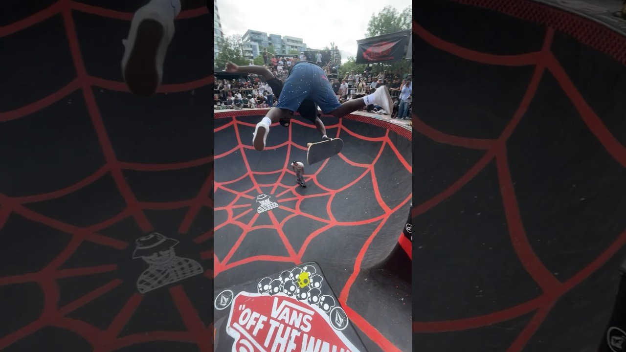 Zion Wright smashing Belconnen bowl padless during a Vans demo in Canberra, Australia! #skateboarding