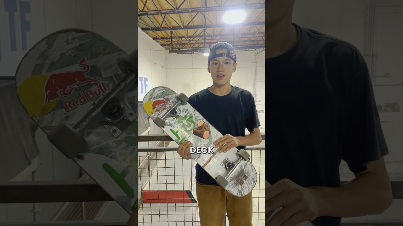 Twin tails and huge wheels- check out Jiro Platt's stonker of a set-up! #skateboarding