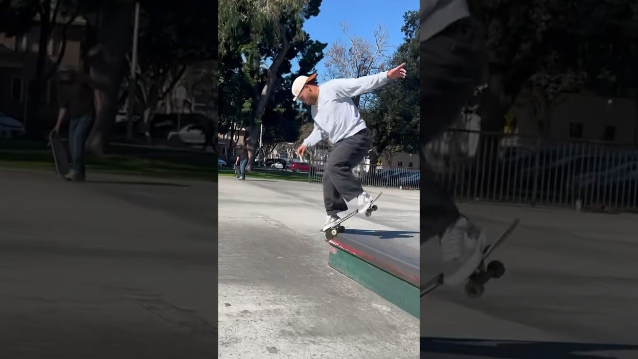 Brazil's Lucas Rabelo sends us a postcard from Long Beach's former DIY spot Cherry Park! #skateboarding