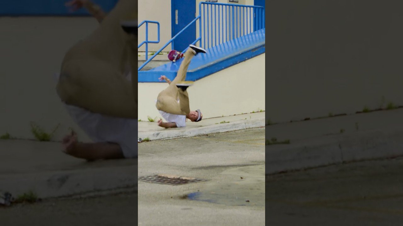 So sketchy skating a hubba thats wet! Ryan Sheckler takes a heavy slam but gets back up to handle business. Learn about his life in our documentary 'Rolling Away' playing on our channel! #skateboarding