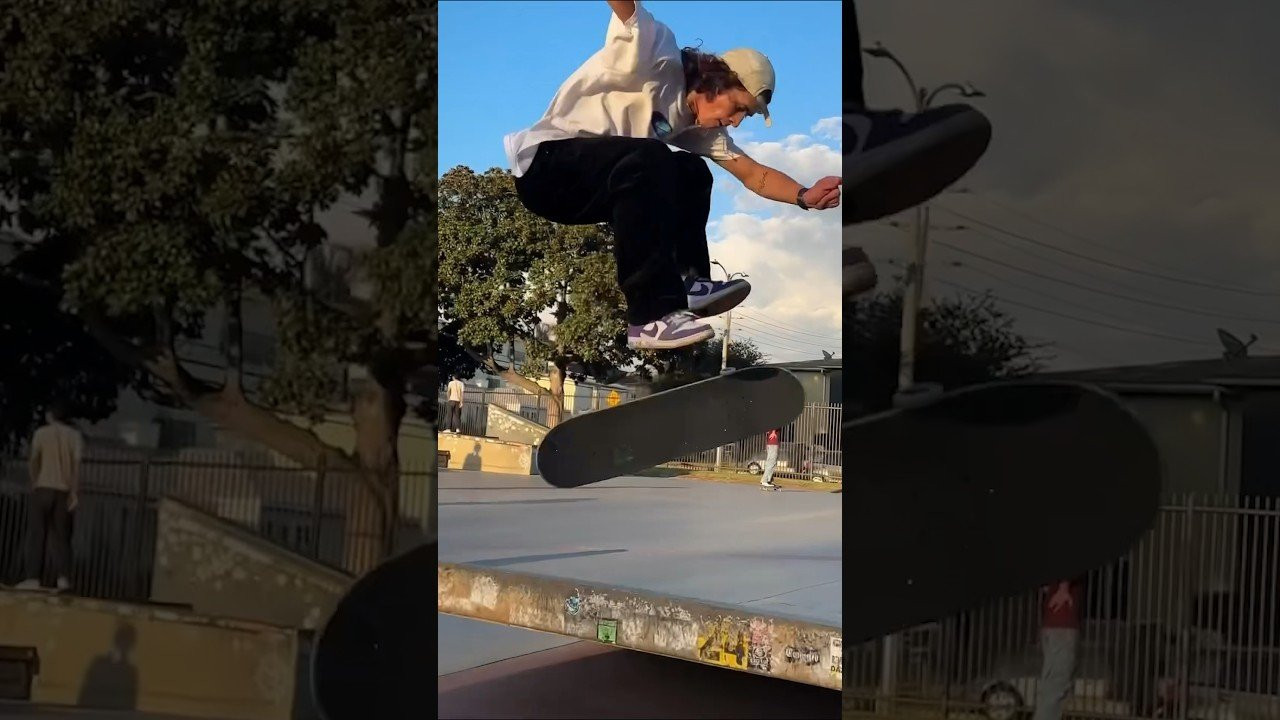 Brandon Valjalo is back in California! <br />Quick three-piece from a recent sunset session at LA's Stoner skatepark. #skateboarding