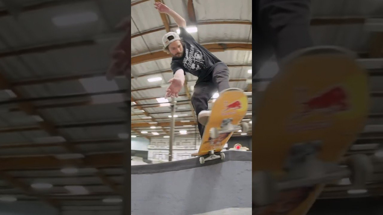 Torey Pudwill bids farewell to the Berries A-frame ledge with a finely-balanced Back Tail up and down! #skateboarding