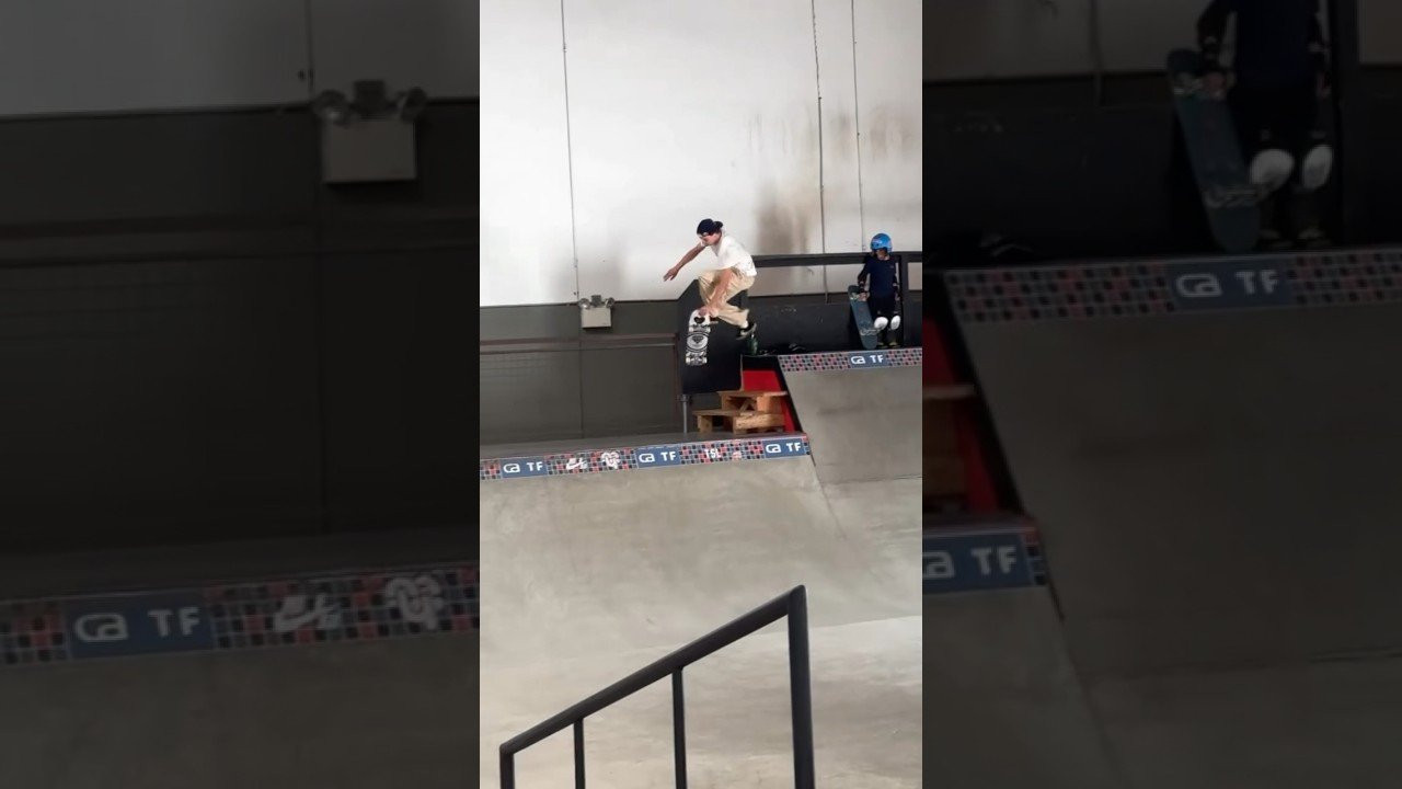 Jagger Eaton marathon line at the California Skateparks street training facility! #skateboarding