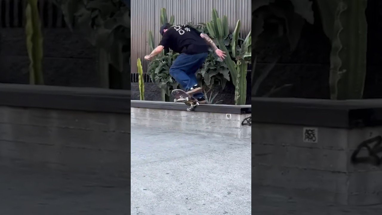 No ledge is safe from Gustavo Ribeiro's combo skills! #skateboarding