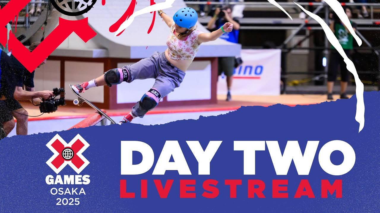 After three successful events in Japan, X Games is making its debut in Osaka at X Games Osaka 2025! Tune in to watch the world’s top skateboard, BMX, and Moto X athletes compete for X Games gold from June 21-22.<br /><br />Sunday, June 22 Event Schedule<br />BMX Street: 9:45am UTC +9 | 5:45pm PT (6/21) | 8:45pm ET (6/21)<br />BMX Flatland: 11:05am UTC +9 | 7:05pm PT (6/21) | 10:05pm ET (6/21)<br />Men’s Skateboard Vert Best Trick: 12:35pm UTC +9 | 8:35pm PT (6/21) | 11:35pm ET (6/21)<br />Women’s Skateboard Park: 1:25pm UTC +9 | 9:25pm PT (6/21) | 12:25am ET<br />Monster Energy Men’s Skateboard Street: 2:45pm UTC +9 | 10:45pm PT (6/21) | 1:45am ET<br />Men’s Skateboard Park: 4:15pm UTC +9 | 12:15am PT | 3:15am ET<br /><br />For the full X Games Osaka 2025 schedule, click here: xgames.com/events/x-games-osaka-2025<br /><br />#XGames #XGamesOsaka #XGamesJapan #Skateboarding #BMX #MotoX<br /><br />____<br /><br />X Games — your destination for all things action sports, music, lifestyle and everything in between. <br /><br />Visit our official homepage at http://xgames.com for more coverage and highlights.<br /><br />SUBSCRIBE: https://www.youtube.com/XGames<br /><br />Check us on Social @XGames:<br />Instagram ► https://instagram.com/xgames<br />TikTok ► https://www.tiktok.com/@XGames<br />Twitter ► https://twitter.com/xgames<br />Facebook ► https://facebook.com/XGames<br />Twitch ► https://www.twitch.tv/xgames<br />Snapchat ► @xgames<br />Text Us! ► (772) 494-2637<br /><br />Thanks for watching #XGames!