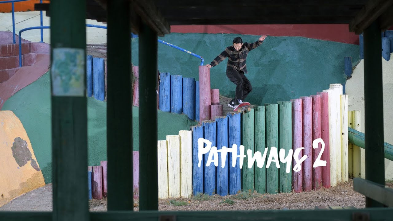 Pathways 2 is an imagined world of skateable modern architecture and surreal imagery, drawing its influence from the creative skate videos of Japan. Six years in the making and filmed primarily in the San Francisco Bay Area, it stars Josh Paz, Elijah Akerly, Chris Jatoft, and many more. <br /><br />Pathways 2 is the first half of a double-feature, directed by Brett Nichols. Watch Broadway https://www.youtube.com/watch?v=MkCbrApSfQk to see the concept inverted; an exploration of older architecture coupled with scenes of real life happening around us. <br /><br />Photo: Gerardo Peniche, front board pop-out, by Tadashi Yamaoda<br /><br />Artwork by Cosme Studio<br /><br />Filmed and edited by Brett Nichols