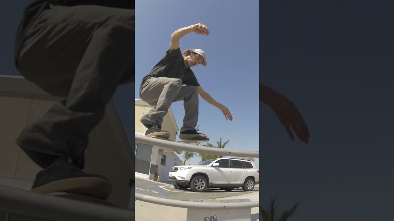 #treflip to #tailslide 270 out from my latest "Till The Legs Fall Off" #skateboarding #skateshorts