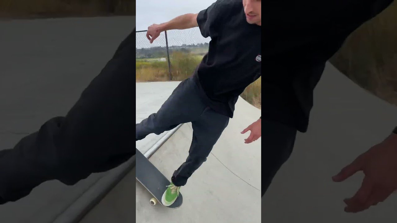 Going with the wind at Prince Park in Oside! #skateordie #skateboard #skate #skateboarding #treflip