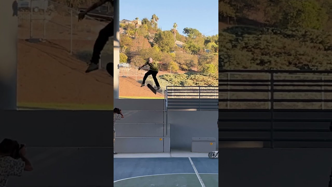 NOLLIE HEEL NOSE SLIDE RINCON #ryandecenzo #skateboarding #skateboard #skateordie #skate #shorts