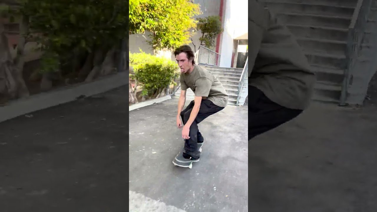 NOLLIE HEEL BOARD 9 STAIR RAIL #ryandecenzo #skateboarding #skateboard #skateordie #skate #shorts