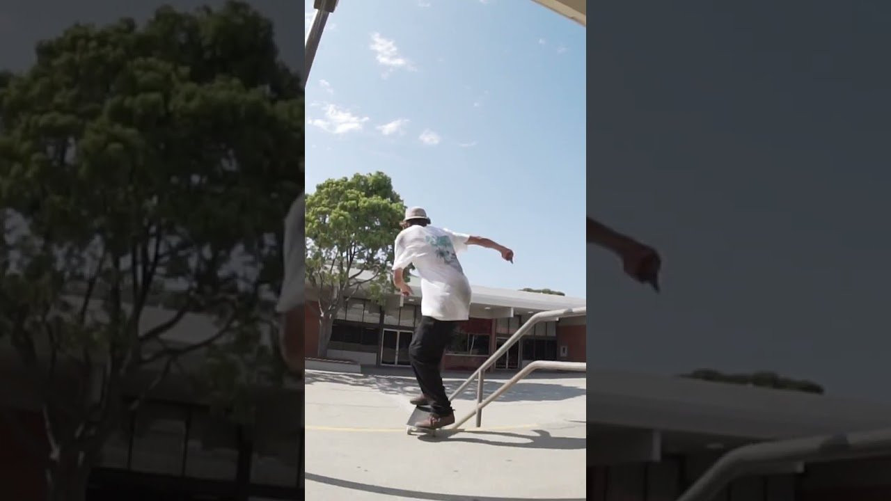 Switch 270 fs boardslide from my Sender Bender part #skateboarding #skateordie #shorts #ryandecenzo