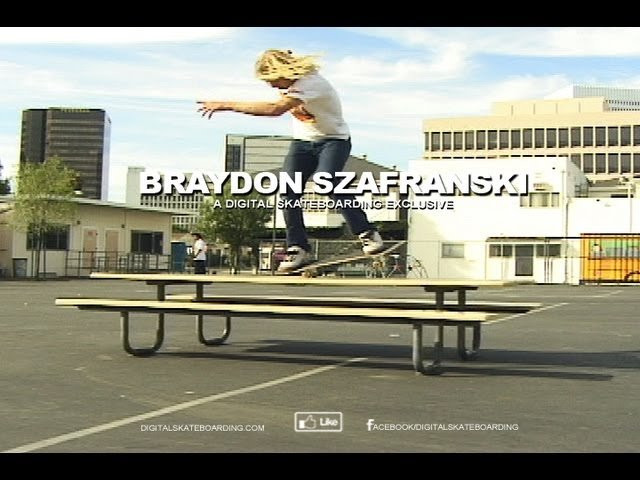 Here we have a few dope manny tricks from Braydon Szafranski from Digital days past.<br />Get your watch on with a cold tall can. Subscribe when your done!<br />Dirtyklips<br /><br />http://digitalskateboarding.com<br />@skateboarding<br /><br />http://www.dirtyklips.com