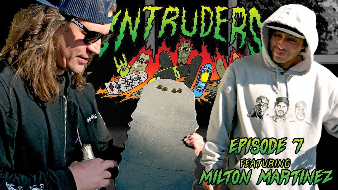 Subscribe: https://www.youtube.com/c/CreatureFiends<br /><br />Hitz crashes Creature's own SOTY, Milton Martinez's pad for a full intrusion into his garage. Check out what Milton has stashed away and a look into what the Carwash Killer is holdin' in this episode of Intruders. Smoookes!<br /><br />Starring: Sam Hitz<br />Featuring: Milton Martinez<br /><br />Filmed By: Lannie Rhoades, Jacob 'Paco' Nuñez <br />Edited By: @lannierhoades <br /><br />Watch more INTRUDERS Episodes: <br />https://youtube.com/playlist?list=PL2Tey3ulIQmt5t1-saOTQtsZG8mwUWgiK<br /><br />Follow Milton: https://www.instagram.com/miltonmartinez/<br />Follow Hitz: https://www.instagram.com/larbvomit/<br />Follow Lannie: https://www.instagram.com/justsomedude/<br /><br />Check out the Larb bandcamp: <br />https://thelarb.bandcamp.com/<br /><br /><br />LURK WITH US:<br />https://www.youtube.com/c/CreatureFiends<br />https://instagram.com/creaturefiends/ <br />https://www.tiktok.com/@creaturefiends<br />https://www.facebook.com/CreatureSkat...<br />Shop: https://nhsskatedirect.com/pages/creature-skateboards<br /><br /><br />#CreatureSkateboards #Skateboarding #CreachTube