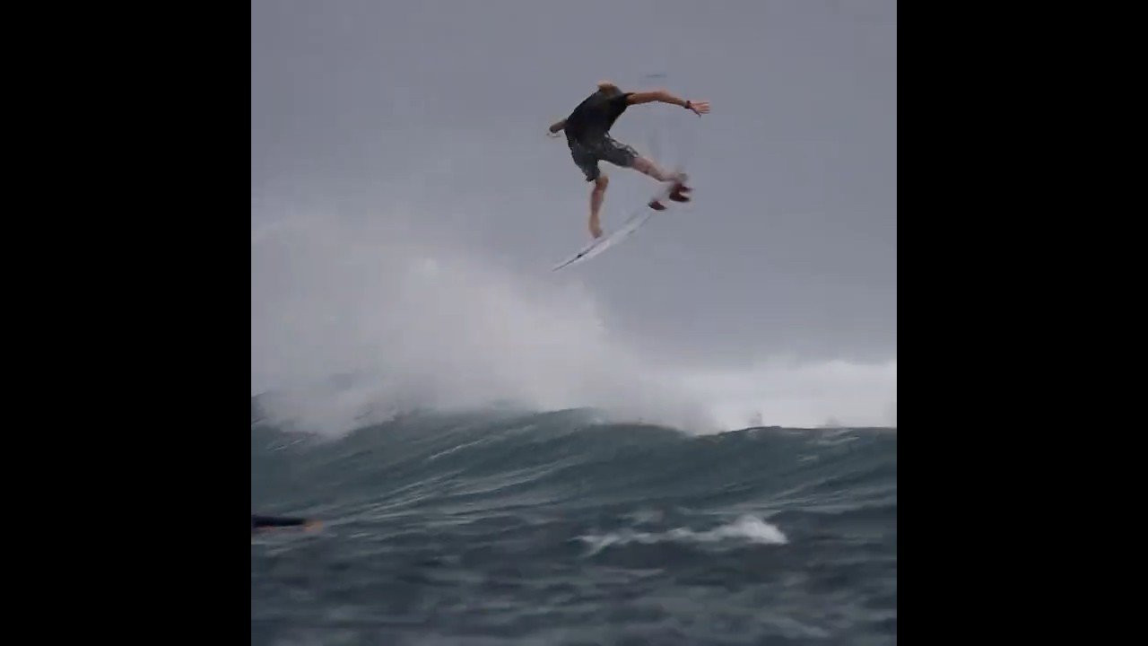 “We sat on a boat in a lightning storm waiting for it to clear up, just to get some bumpy onshore close-outs”