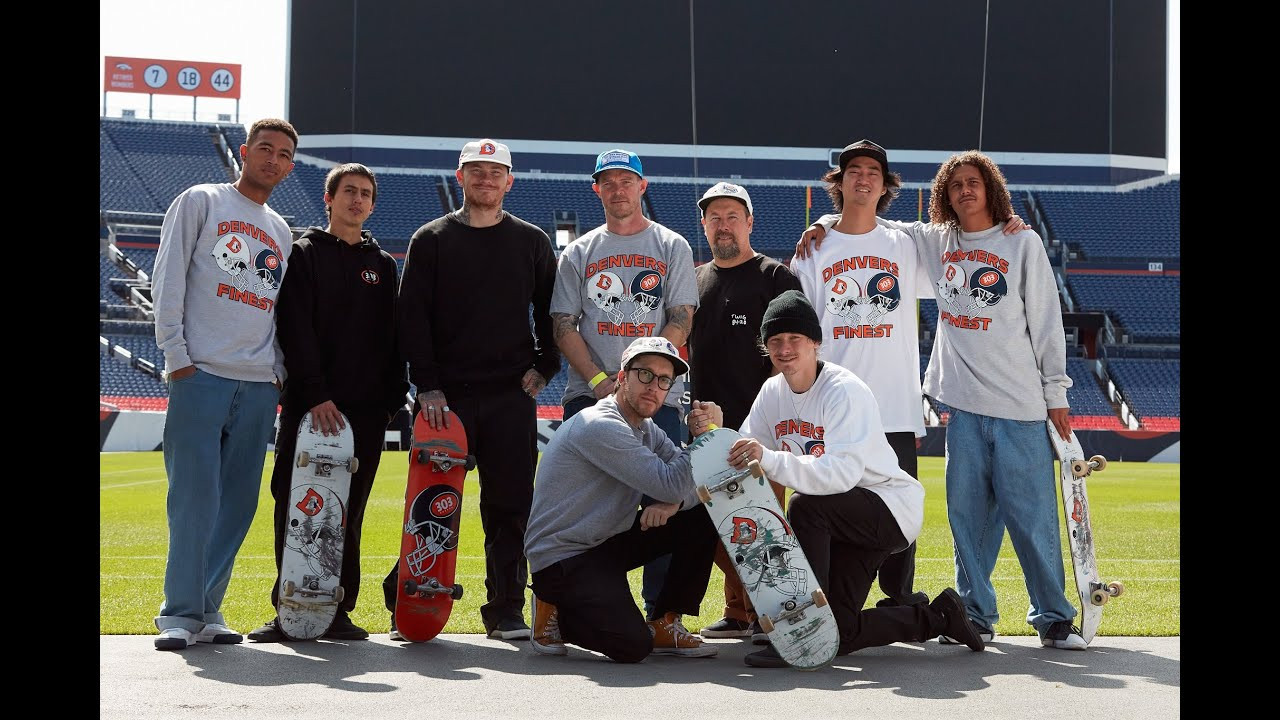 The nice folks over at Mile High stadium were kind enough to let us in and wreak a little havoc in celebration of collaborative apparel and deck release. We only had 2 hours inside to run and gun and have some fun in a place none of us ever even dreamed of trying to skate.<br /><br />Featuring:<br />Kyle Eggen<br />Gage Rubio<br />Trevor Theriault<br />Elijah Riley<br />Sam Schuman<br />Sean Gilbert<br />Casey Radcliff<br />Sam Gold<br />& Deshawn Howard <br /><br />Filmed & edited by Nate Rowland