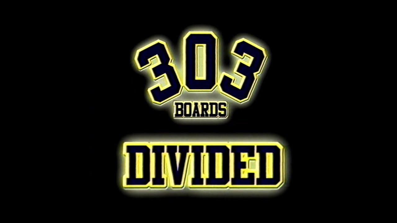 This is the first skate video 303 Boards ever produced back in 1997. It's got a collective of incredible talent from the likes of Gordie Cousino, Jeremy Frankovis, Travis La, Eric Shelley, Eli Hughes, Shad Spencer, Spencer Reisbeck, and way too many more to name.<br /><br />No more than a couple years after setting up shop in Arvada, Colorado, Sam Schuman and Joe Gordon managed to get this unlikely group of rippers from Boulder, Denver, and Colorado Springs into a room to force themselves to agree on something. We were making a video! The video ironically ended up being titled Divided, to contrast the miracle that we were all able to create something together.<br /><br />Shot on the finest cameras at the time, and edited by a couple hungry film school students at the abandoned Lowry Airforce base in Aurora Colorado, this video was the catalyst to some of the greatest skate videos to come out of Colorado. Thank you to everyone for all of the support through the years. Stay tuned for what's next.<br /><br />Enjoy!
