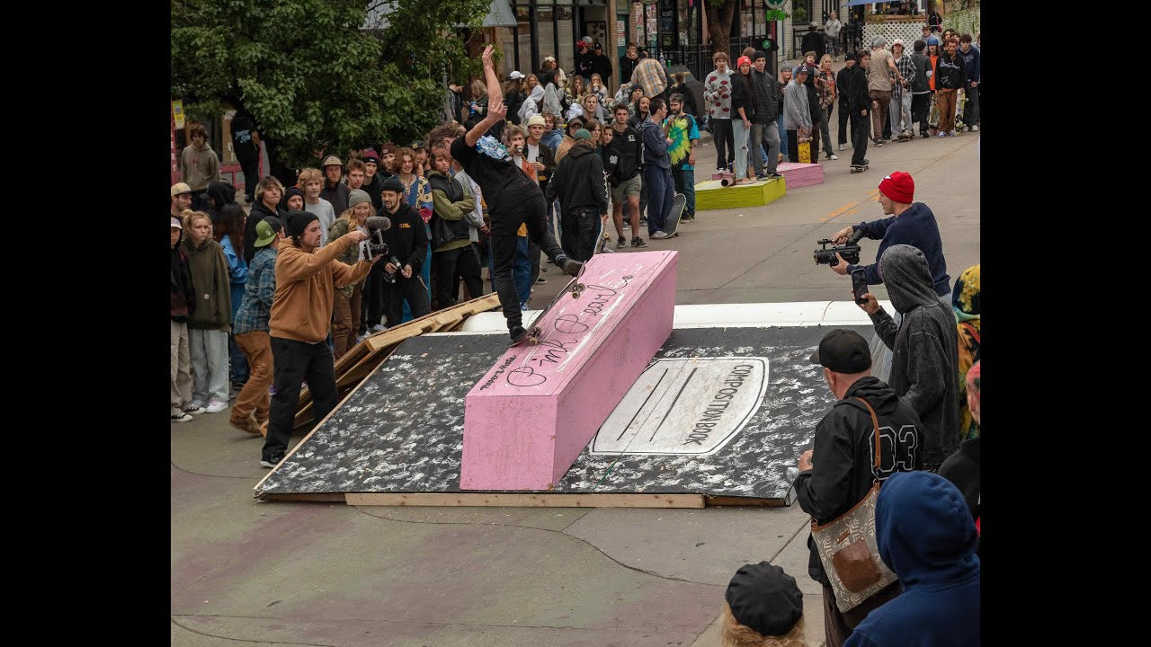 303 Boards & Converse hit the books hard this year in Boulder, Colorado on a rainy, dreary Saturday afternoon in September for our Second Annual King of The Hill contest. A little rain couldn't stop us though as skaters from all over Colorado turned up to grab some of the $3303 in cash for tricks.<br />Our own Kyle Eggen really stole the show and was crowned King of The Hill for 2022<br /><br />Featuring: Dan Khamov, Jarod Penny, Eli Riley, Jude Pullol, Alex Gould, Johnny Rodriguez, Ace Furlong, Devin Bagnoli, Michael Matlock, Jake Biggers, Jake Hankins, Kyle Eggen and Many More<br /><br />Filmed and Edited by Spencer Burdock<br />Additional filming by Nate Rowland and Luke Metzar