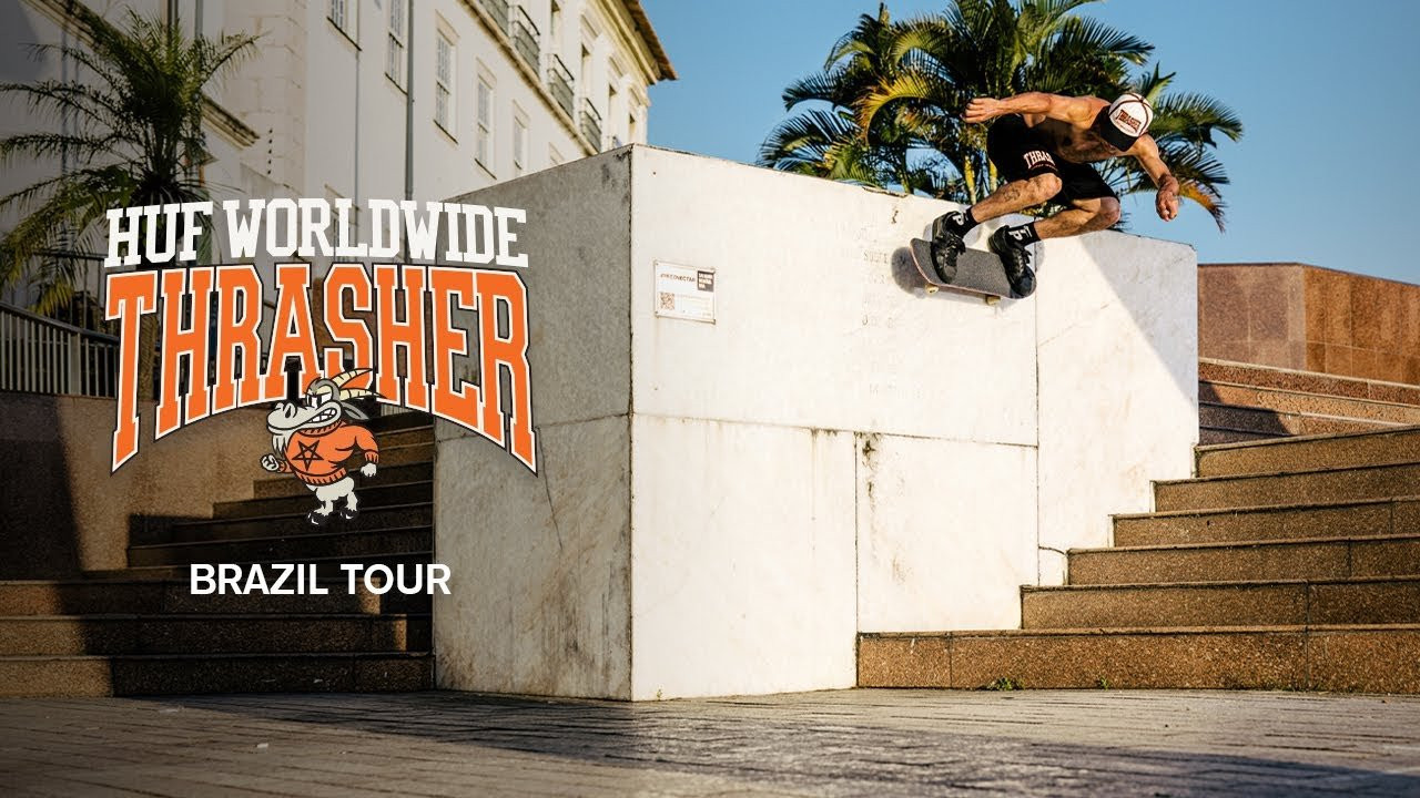 Mason Silva, Nick Matthews, Erik Herrera and more heavy hitters scour the streets from São Paulo to Salvador, putting on wild demos along the way. <br /> <br /> Keep up with Thrasher Magazine here:<br /> http://www.thrashermagazine.com<br /> http://www.facebook.com/thrashermagazine<br /> http://www.instagram.com/thrashermag<br /> http://www.twitter.com/thrashermag