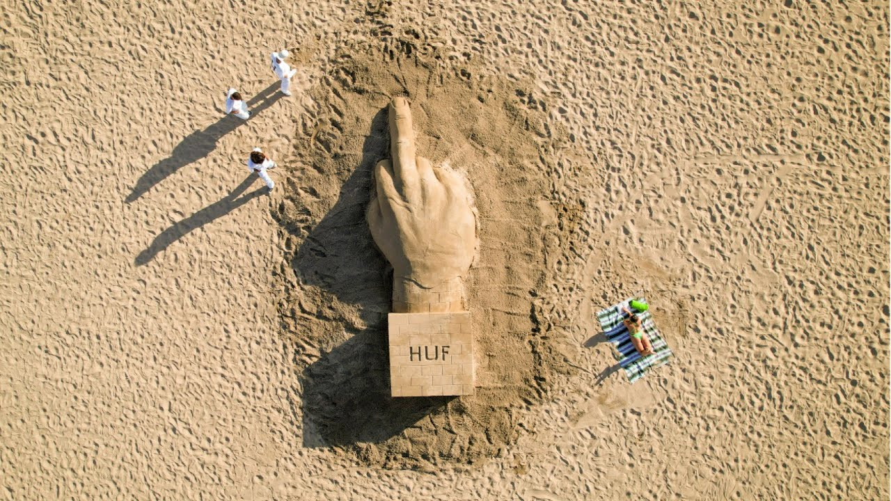 This Summer we're bringing sand to the beach. Going coastal with crew and blessing the locals with a Haroshi middle finger.<br /><br />The Summer collection is available now at: https://hufworldwide.com/collections/summer-21