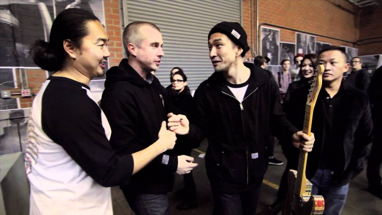 On January 7, 2012, HUF hosted an opening ceremony at HUF Headquarters to coincide with the release of the HUF x Haroshi x DLX collaboration. There was a great turnout for the event, which featured Haroshi's original works on display, a high ollie contest, and a live performance by Tommy Guerrero, Money Mark, Ray Barbee, and Fredo Ortiz. Thanks to everyone who made it out to show their support and who helped make it happen. <br />The HUF x Haroshi x DLX Collaboration is now available at hufworldwide.com and at select HUF retailers throughout the US. <br />Shot & cut by Martin Reigel.<br /><br />hufworldwide.com/huf_dlx_haroshi<br />www.hufworldwide.com<br />www.haroshi.com<br />www.dlxsf.com