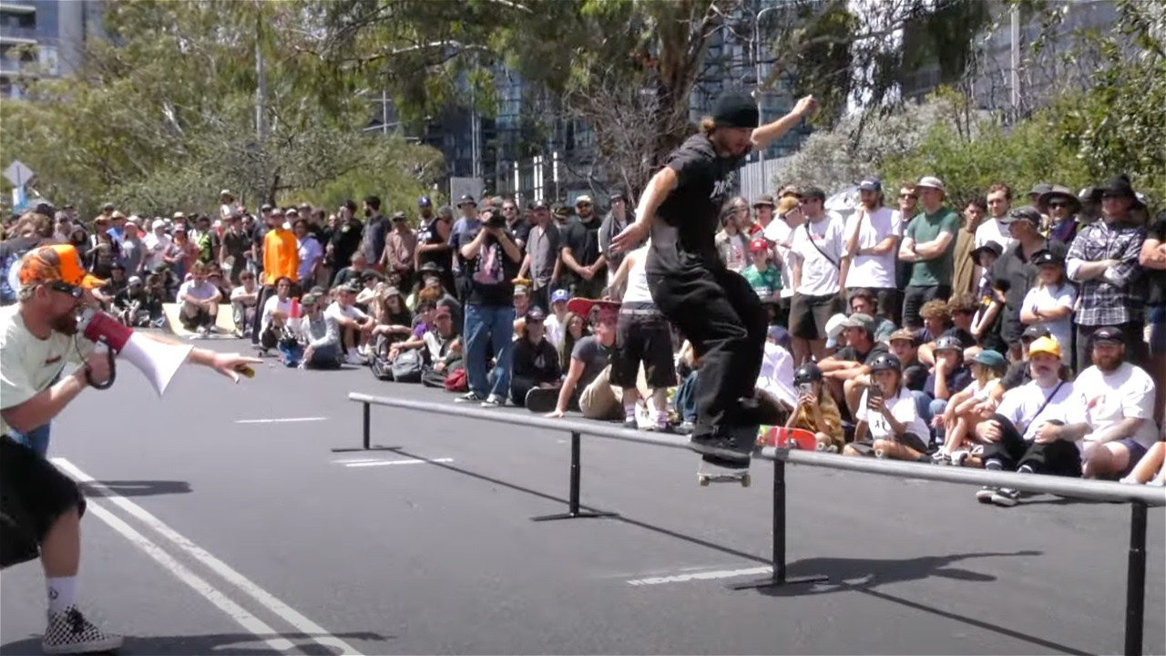 Heavy link up with our homies in OZ for 2025's Belco Bowl Jam featuring Rob Pace, Maurio McCoy, Erick Winkowski, Jereme Knibbs, Taiga Nagai, Gabriel Ribeiro and more!<br /><br />Filmed and Edited by Brendan Gardoll<br />https://www.instagram.com/gnardoll<br /><br />00:00 Pizzle on the mic 🎤<br />00:19 DEMO<br />04:00 BELCO Bowl Jam<br /><br />Hit up our US Dealer Locator to find a shop near you!<br />https://santacruzskateboards.com/dealers<br /><br />See the latest at our official store 🏁 <br />https://nhsskatedirect.com/pages/santa-cruz-skateboards<br /><br />Santa Cruz Skateboards, located in Santa Cruz California, was established in 1973 by then owners, Richard Novak, Doug Haut and Jay Shuirman who founded NHS Inc. Santa Cruz Skateboards has long been revered as one of the original skateboard companies that has not only survived over the years, but contributed to the innovation and modernization of skateboards and skateboarding. From the beginning, 'TIL THE END. <br /><br />Santa Cruz Skateboards Team: Blake Johnson, Devin Flynn, Emmanuel Guzman, Eric Dressen, Erick Winkowski, Fabiana Delfino, Henry Gartland, Jake Wooten, Jereme Knibbs, Justin Sommer, Keet Oldenbeuving, Kevin Braun, Rob Pace, Ron Whaley, Maurio McCoy, Phoenix Sinnerton, Steve Alba, Tom Asta, Tom Knox & Yndiara Asp <br /><br />Visit The Henry Gartland Foundation 💜<br />https://www.thehenrygartlandfoundation.org<br />Check us out on TikTok!<br />https://vm.tiktok.com/Jeh8UyK/<br />Learn more about Santa Cruz Skateboards at: <br />http://santacruzskateboards.com/<br />Follow Santa Cruz Skateboards on Instagram!<br />https://instagram.com/santacruzskateboards<br />Follow Santa Cruz on Twitter!<br />https://twitter.com/santacruzskate<br />'Like' Santa Cruz Skateboards on Facebook!<br />https://www.facebook.com/Santacruzskateboards